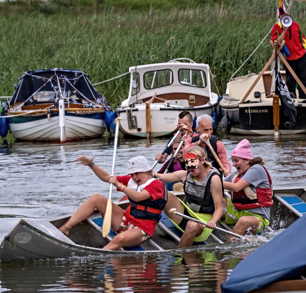 School’s out! If you’re looking for ways to entertain the kids, Cley Harbour Day could be just what you need. Best dressed pirate boy and girl under 12, Punch &amp; Judy and canoe racing - there’s something for everyone. Free entry too! Pls RT