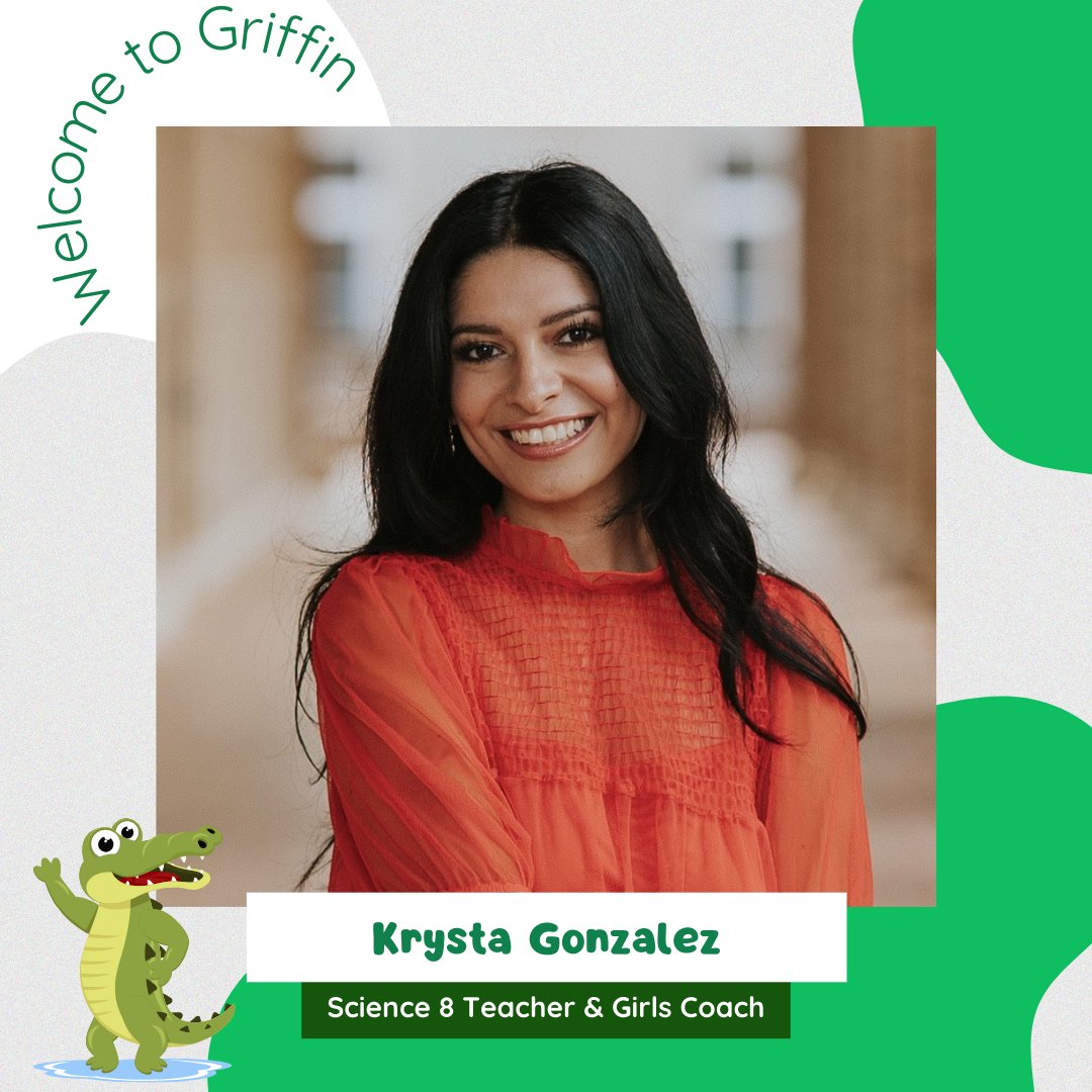 Griffin MS (@griffinmsgators) on Twitter photo Hi everyone! I'm Krysta Gonzalez, & I am excited to be joining the Gators! I graduated from <a href="/TexasTech/">Texas Tech University</a> in 2021 w/ a degree in Kinesiology & a minor in Nutrition. Recently, I completed my MBA in Healthcare Administration from <a href="/IslandCampus/">Texas A&M-Corpus Christi</a>. I'm looking forward to this school year! Hi everyone! I'm Krysta Gonzalez, & I am excited to be joining the Gators! I graduated from <a href="/TexasTech/">Texas Tech University</a> in 2021 w/ a degree in Kinesiology & a minor in Nutrition. Recently, I completed my MBA in Healthcare Administration from <a href="/IslandCampus/">Texas A&M-Corpus Christi</a>. I'm looking forward to this school year!