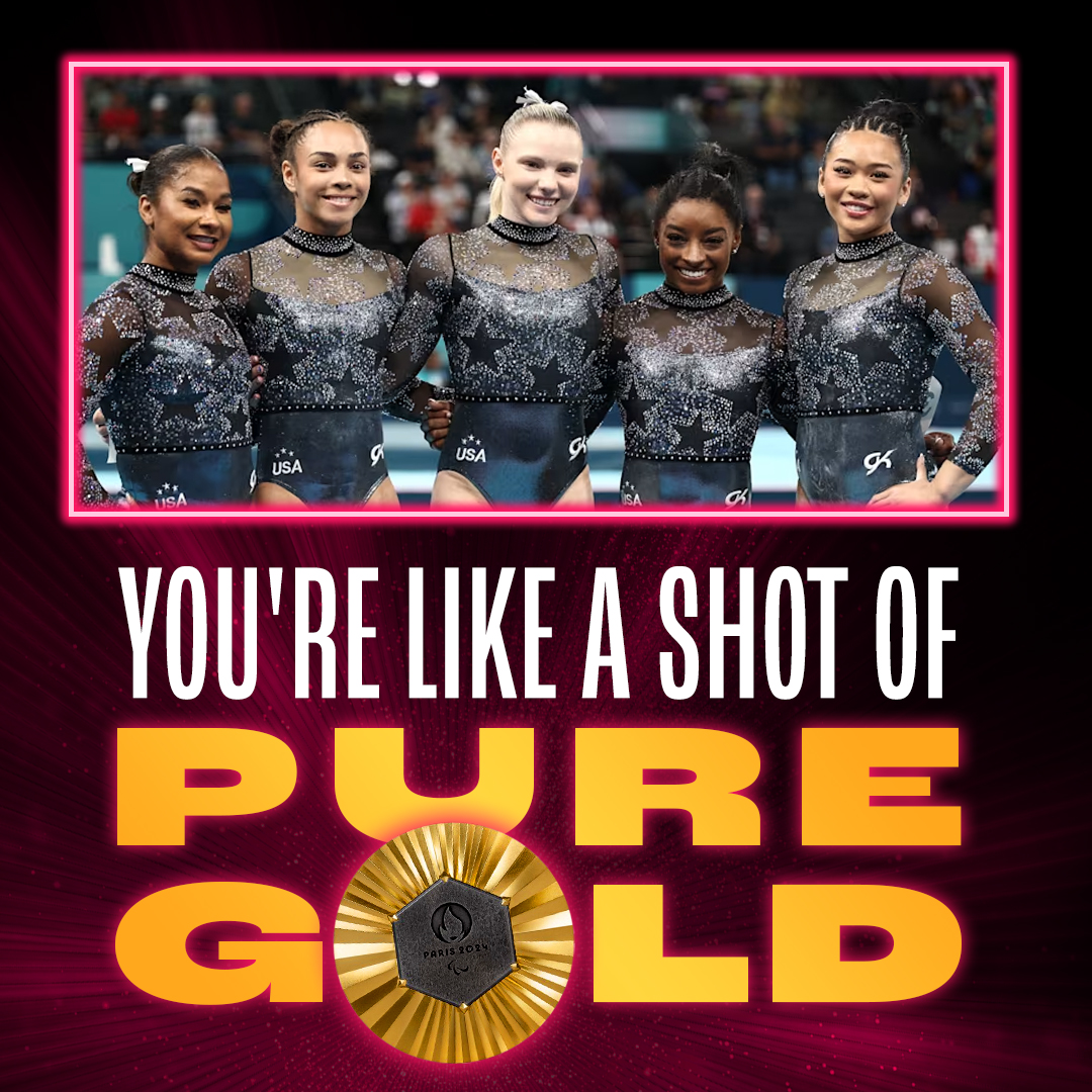 This love we've got for you could take us 'round the world!

Congrats <a href="/usagym/">USA Gymnastics</a> <a href="/teamusa/">Team USA</a>!

#Paris2024 #ParisOlympics