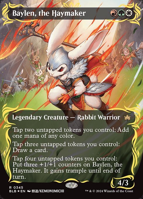 If anyone is selling the raised foil Baylen, the Haymaker, please let me know!!

I can’t find it ANYWHERE online. 😭🐇
