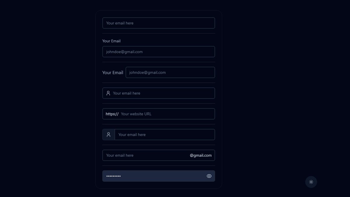 johnkat_Mj's tweet image. Back on building UnifyUI
✅ Input component

#unocss #buildinpublic #uidesign