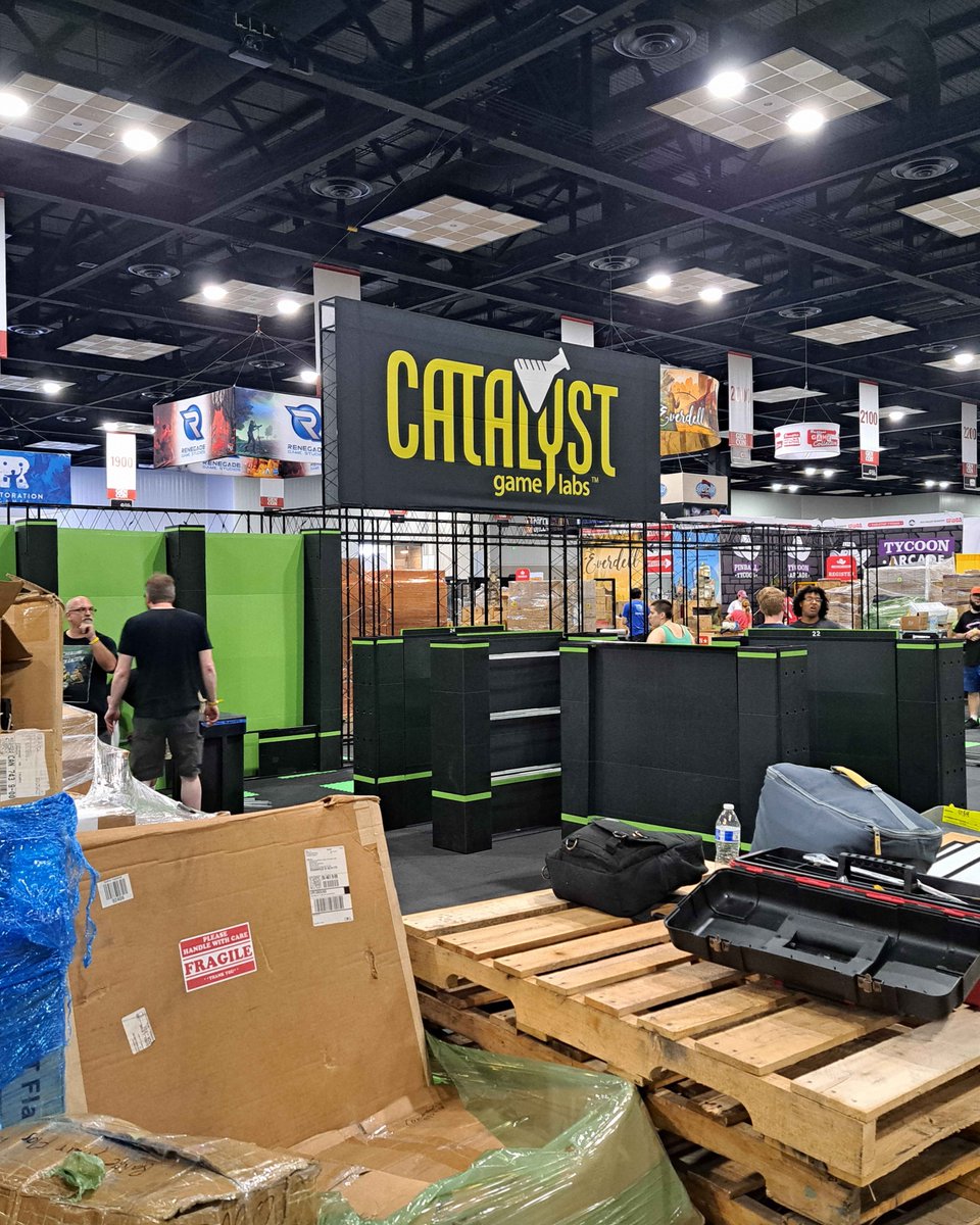 Just doing a little bit of set up at Gen Con!

Can't wait to see you all soon!

#GenConIndy #GenCon2024 #tabletop