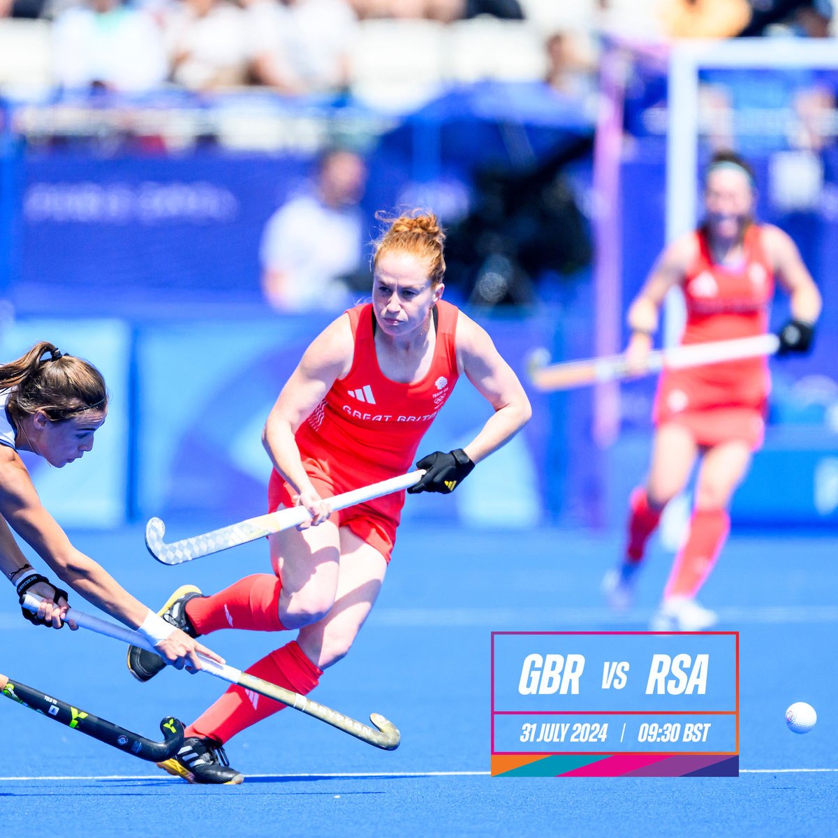 We are back in action tomorrow morning with the women taking on South Africa, PB 09:30

📺Watch live on Discovery+ and keep an eye on the BBC schedule

#Paris2024 #Hockey