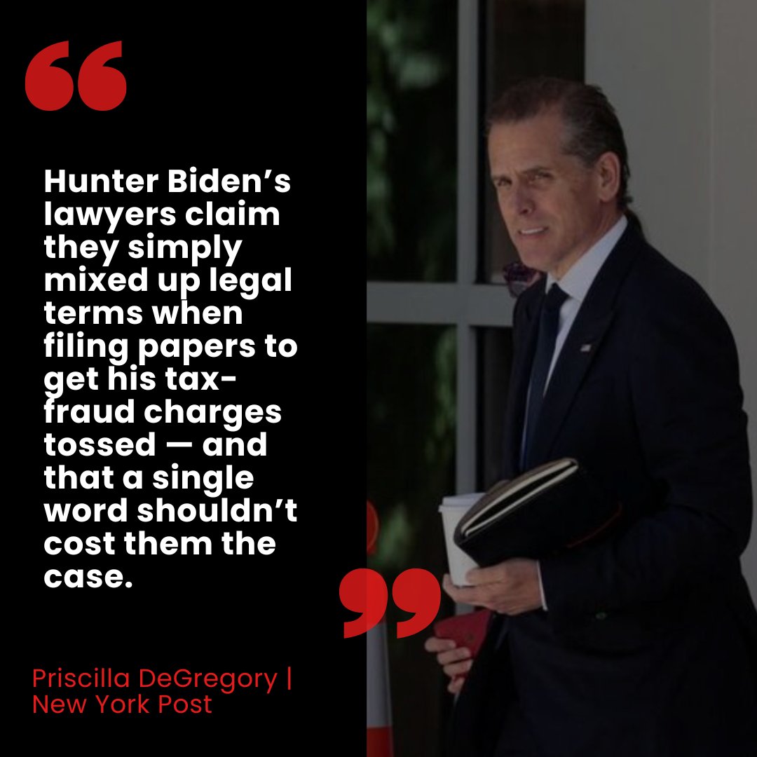 No one is a bigger joke than Hunter Biden, except maybe his lawyers. 

Lawyers by all means are PAID to know which legal terms and actions to take.