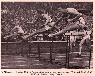 Razorback Clyde "Smackover" Scott is known as a great football player, but he was an Olympian in track and field! Scott (left) brought home the silver medal in the 110-meter hurdle race in 1948.

Take a break from watching the 2024 games to learn more at tinyurl.com/3s52neyd