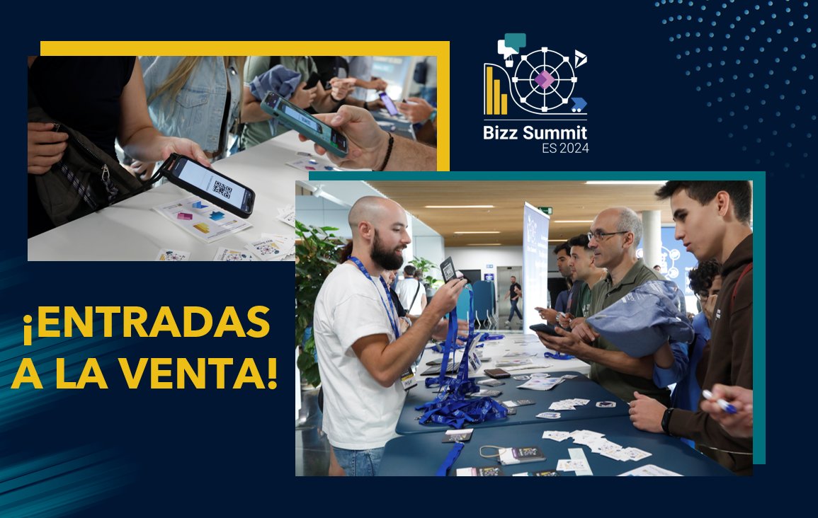 ¡NOTICIÓN DE VERANO! 📢🎫 Entradas del #BizzSummitES2024 ya a la venta 🥳
Ya podéis conseguir vuestra entrada para los días 4 y 5, la Hackaton, los workshops y el track juvenil.

⁉️¿tenéis dudas del proceso de compra? Revisa nuestras FAQs:
👉BizzSummitES24.eventbrite.es