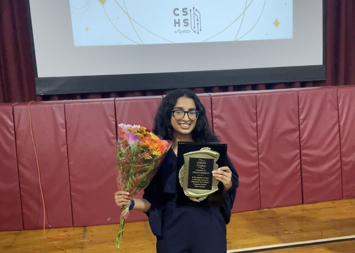 Student Leadership Network (@studentleadnet) on Twitter photo “Don’t let the fear of failure stop you from applying and trying for the things you want.” Advice to HS students from Asana R., an alumna of <a href="/tywlsastoria/">TYWLS of Astoria</a> and a student at Columbia University’s Fu Foundation School of Engineering. <a href="/CUSEAS/">Columbia Engineering</a>
Read more: bit.ly/4dl2bHy “Don’t let the fear of failure stop you from applying and trying for the things you want.” Advice to HS students from Asana R., an alumna of <a href="/tywlsastoria/">TYWLS of Astoria</a> and a student at Columbia University’s Fu Foundation School of Engineering. <a href="/CUSEAS/">Columbia Engineering</a>
Read more: bit.ly/4dl2bHy