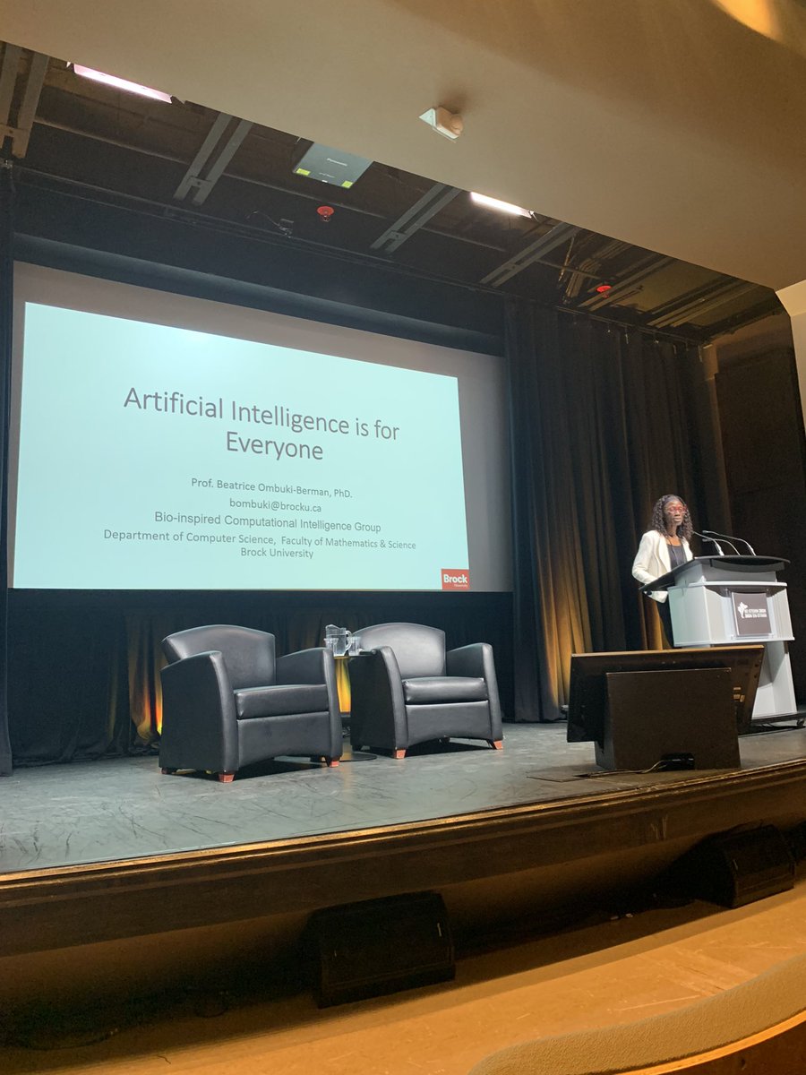 BlackFemRN's tweet photo. Dr. Beatrice Ombuki-Berman @BrockUniversity presents a solid case for incorporating AI ๐ค into all research! #BESTEMM https://t.co/gTKRtCNIrw