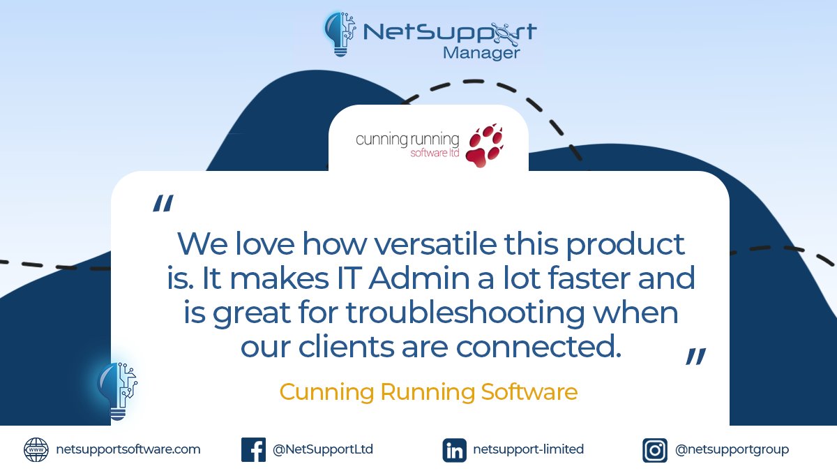 NetSupportNSM's tweet image. Want to know what our customers love most about NetSupport Manager? Read their honest feedback! We're proud of the impact our software has on businesses.mvnt.us/m2421814
#NetSupportManager #ITsupport #testimonials
