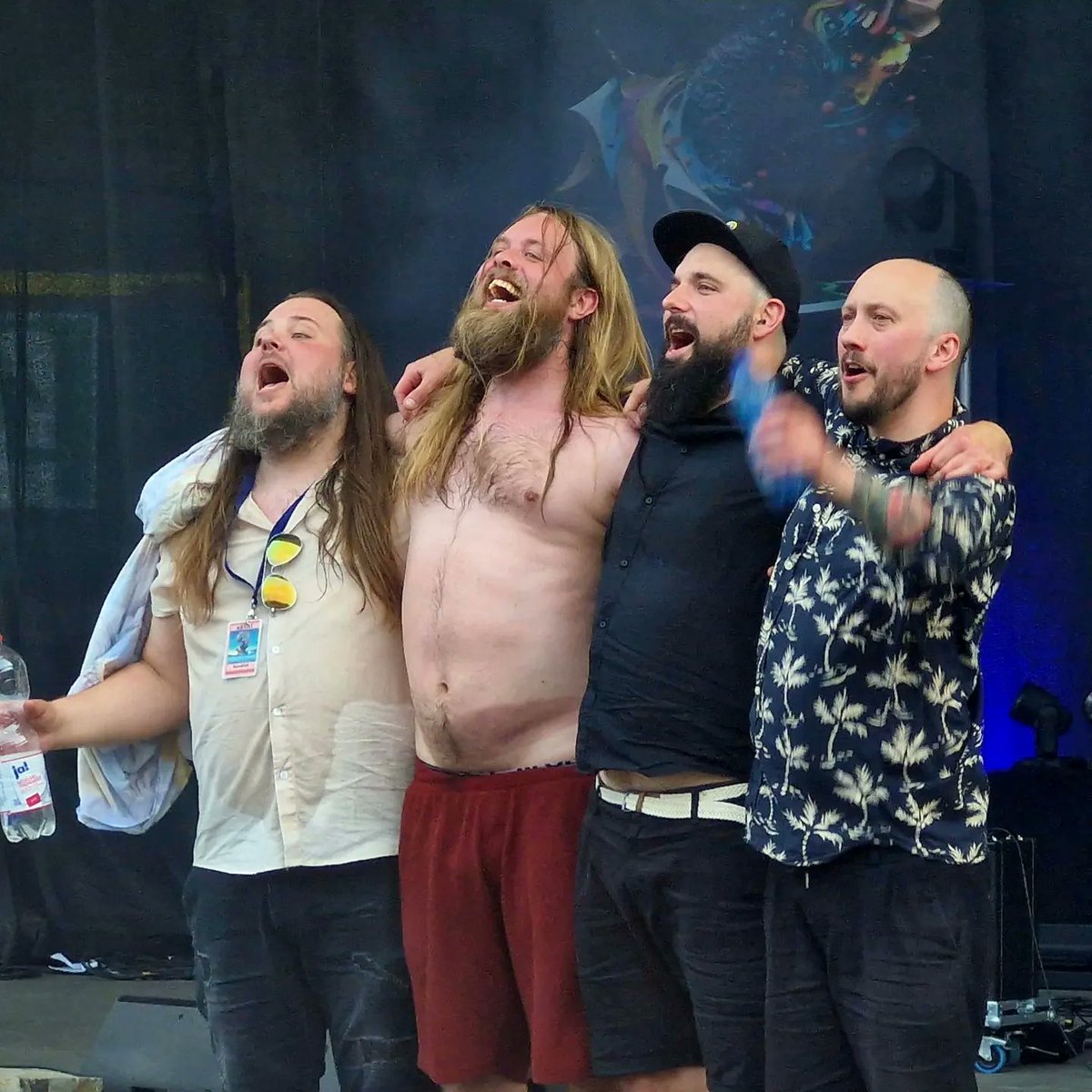 stefanwastegard's tweet image. @beardfishband back in business. Photo taken at the last #nightoftheprog at Lorelei, Germany last weekend.