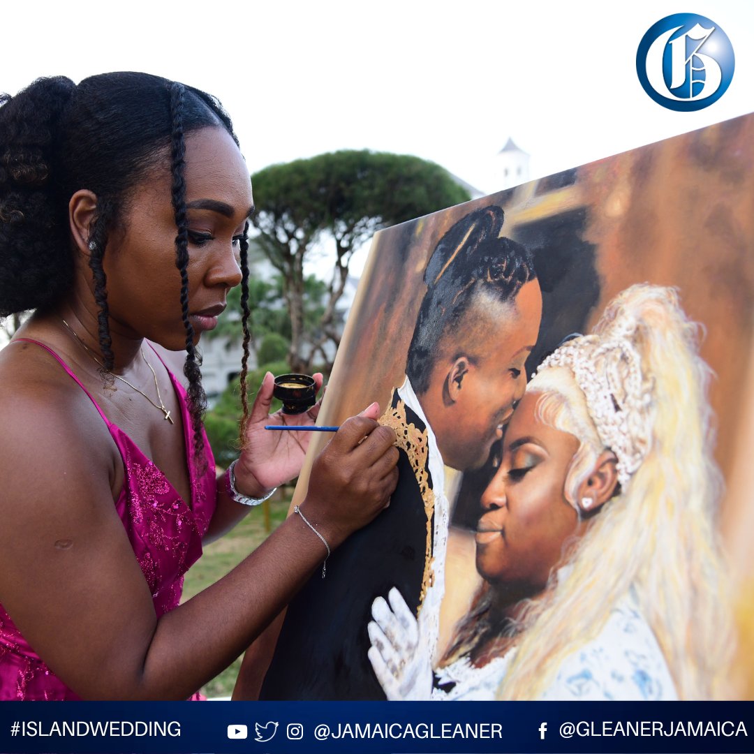 JamaicaGleaner's tweet photo. The romance between Michelle Thomas and Patrick Nelson began in 2018 during a routine visit to Michelle’s law office. 

Read more: https://t.co/wXbn7wQa53 #GLNRLifestyle #IslandWedding https://t.co/FlFWdfnHXt
