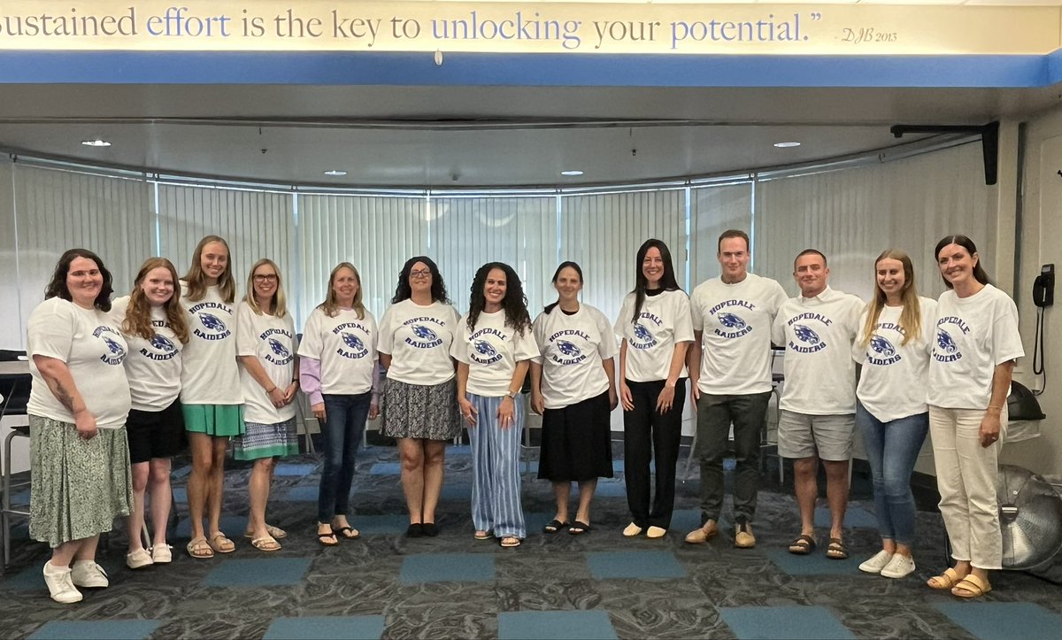 Thrilled to welcome our 2024-2024 new teachers to the district with an invigorating day of team building, collaboration, and learning. <a href="/DerekAtherton1/">Derek Atherton</a> <a href="/HopedaleAP/">Timothy Johnson</a> <a href="/RRICKMemorial/">BMiller</a> <a href="/kpoissonbbc/">Kristen Poisson</a> <a href="/HopedaleSC/">Hopedale School Committee</a> <a href="/HopedaleMES/">Hopedale MES</a> <a href="/HopedaleSports/">Hopedale Athletics</a> <a href="/hhsguidancedept/">Hopedale School Counseling Office</a> <a href="/hopedalejshs/">Hopedale Jr-Sr HS</a>