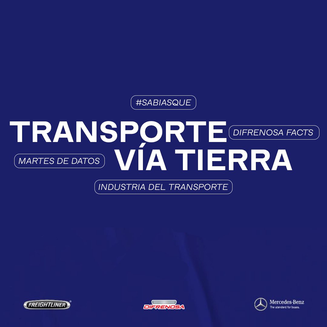 DIFRENOSA's tweet image. La industria del transporte por tierra mueve cerca del 70% de todos los productos que consumimos en nuestro país y muchas otras materias primas.🚛

Fuente Bardahl.

#TuesdayFact #TransportePorTierra #DifrenosaFacts #TransporteDeCarga #Difrenosa #Freightliner #Mbenzbuses