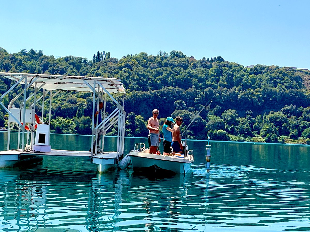 lauparducci's tweet image. New cores from volcanic lakes Nemi and Martignano to assess ancient #envDNA #sedDNA #biodiversity - project #PRIN2022 #volcanic #lakes
