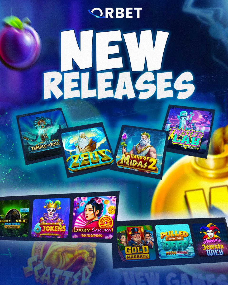 Orbet's tweet photo. What new games should we add to Orbet?👀👇

Check out the latest releases from the best game providers at https://t.co/wq0UeMOXZy https://t.co/nbkXuYth5s