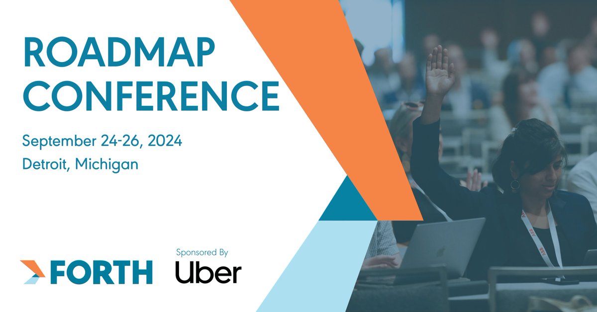 Proud to be a Community Partner for #RoadmapForth Conference taking place in the heart of the US automotive industry - Detroit, MI! Join us Sep. 24-26 for the nation’s premier #electric transportation conference. Use code EC75 for $75 off! bit.ly/3WrgQLE