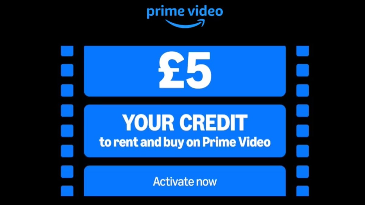 hotukdeals's tweet photo. FREE £5 Prime Video credit! 🎬 Enjoy your favourite shows and movies for free here! 
➡️  https://t.co/7gZbPRN4EY https://t.co/gslKSYxmXh