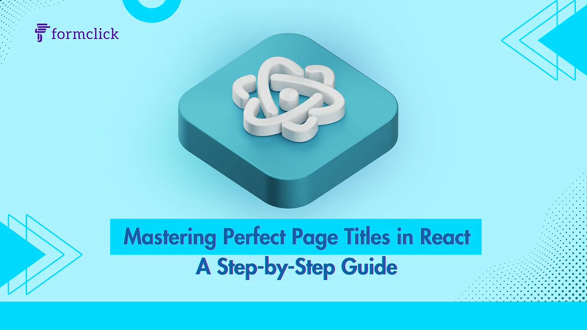 formclickoff's tweet image. Want to improve your React app&apos;s SEO?  Dive into our latest guide: &quot;Mastering Perfect Page Titles in React: A Step-by-Step Guide” 
#formclick #nocode #React #WebDevelopment #WebDesign
Learn the best practices for crafting impactful page titles! blog.formclick.io/post/mastering…