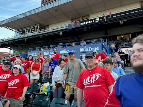 A big shout-out to all #uupbuffalocenter members (and family) who attending the Buffalo Bison's game on July 20th. It was a great night at the ballpark!⚾ #uup