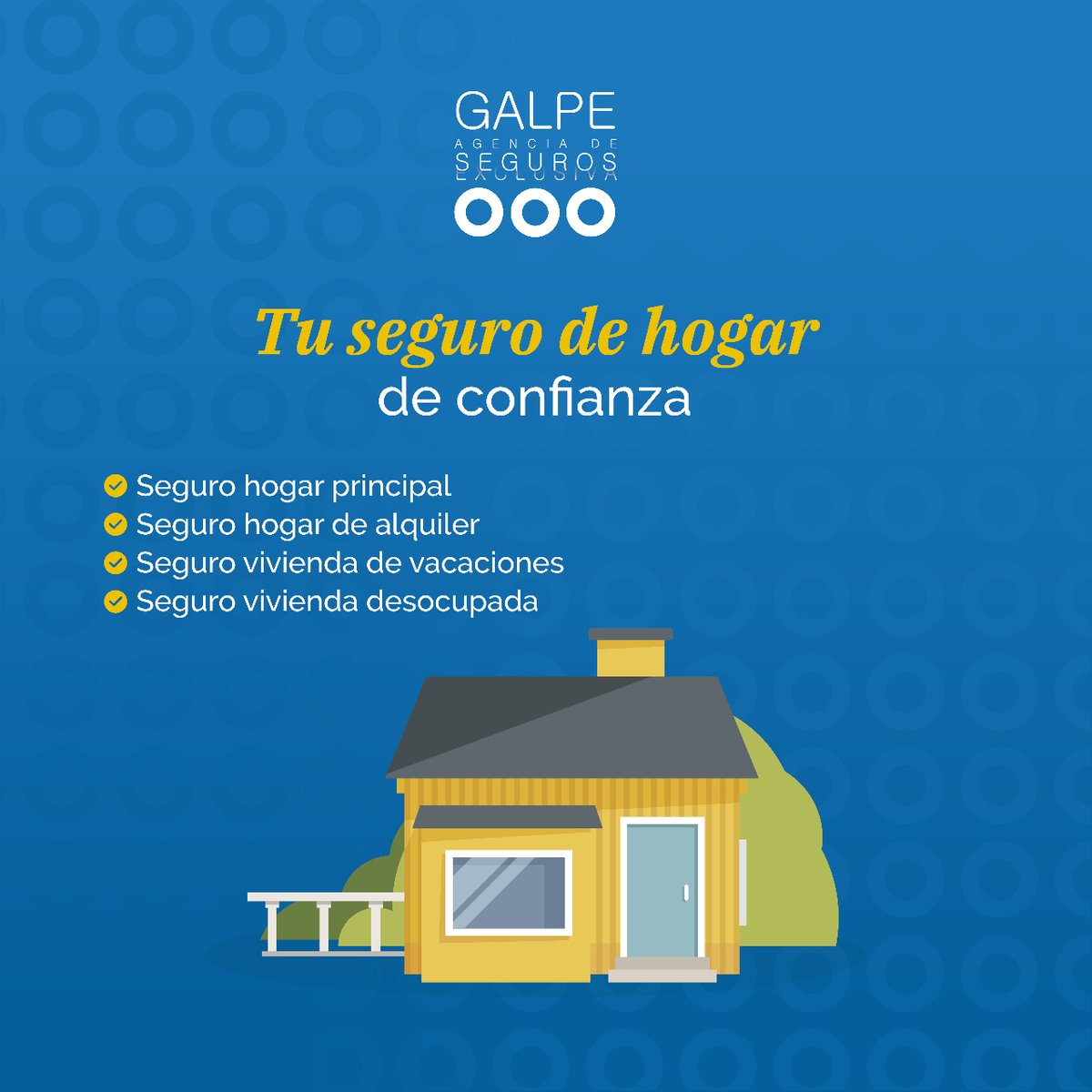 Diseñamos cada seguro con las coberturas que requieres para ajustarnos a los diversos usos de tu 🏡 ¡Tenemos la solución adecuada para cada situación!

🔗 galpeagenciadeseguros.com
#seguros #agencia #reale #malaga