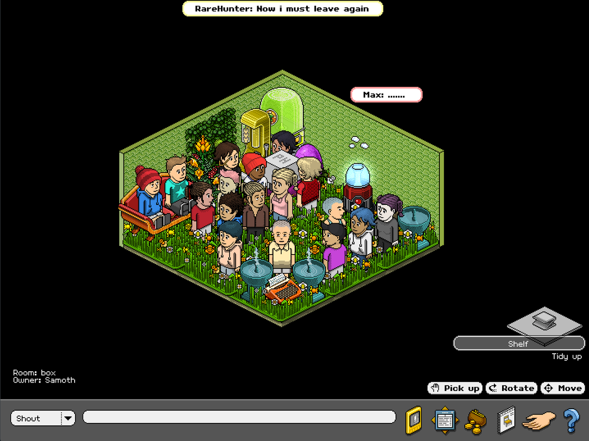 Samothje's tweet image. Won the Typewritter from @HabboOrigins &amp;lt;3