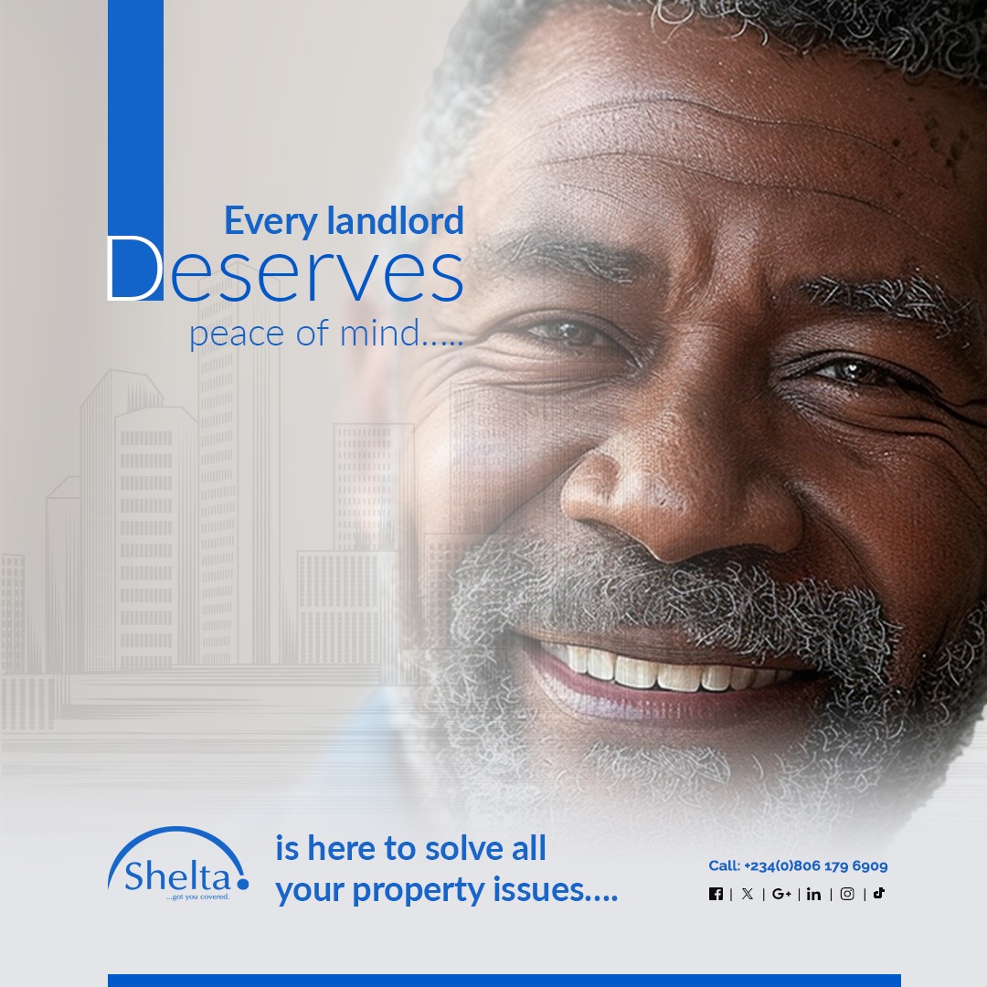 MyShelta's tweet photo. Peace of mind is certain for property owners with Shelta!

We have everything you need as a property owner.

You can now enjoy your sleep without receiving disturbing calls from your tenants.

That's not all, though 

You'll also enjoy consistent and guaranteed rent on the due date without excuses.

Zero Delay With Shelta
Property owners never had it this easy.

Wave goodbye to constant arguments and dispute resolutions with your tenants.

With Shelta, you can now rest!

Guess what?
Registration is Free of charge for property owners anywhere in Nigeria...

Don't miss out on this value-packed services

Visit https://t.co/58w6OdfSf9 to enjoy consistent and guaranteed rent as a property owner.

P.S. Registration will not always be free. Our free registration service for property owners might end sooner than you expected.

Take action now!
Talk to Shelta Today!!

#propertymanagement 
#Guaranteedrent 
#Shelta
#landlord 
#Tenants
#reaestate