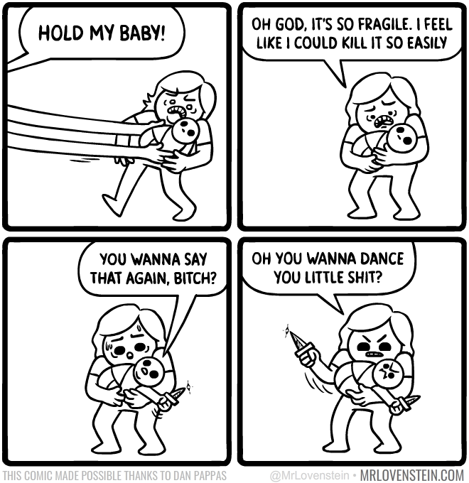 hold my baby 