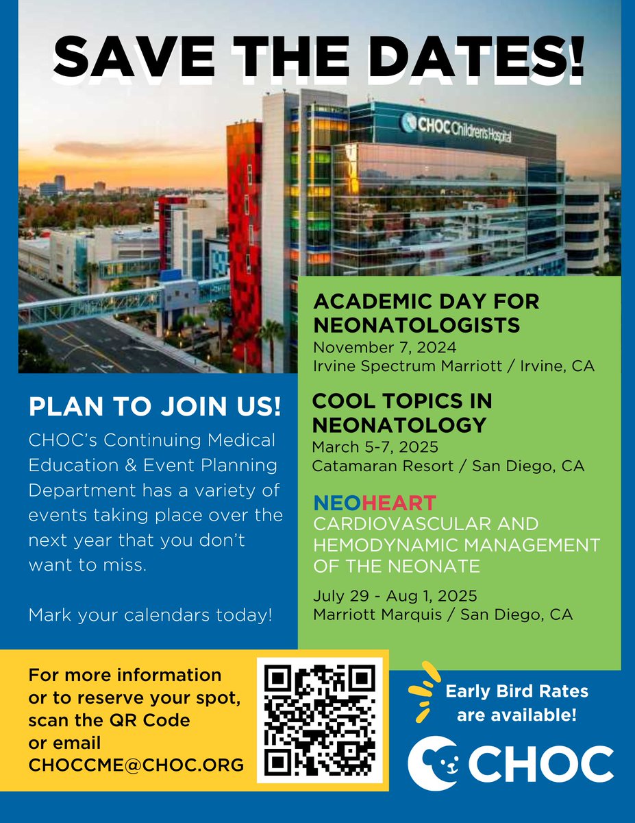 We have some exciting events coming up soon 📅 mark your calendars for these dates and stay tuned!  To receive updates about these events, sign up here: choc.us4.list-manage.com/subscribe?u=ac…