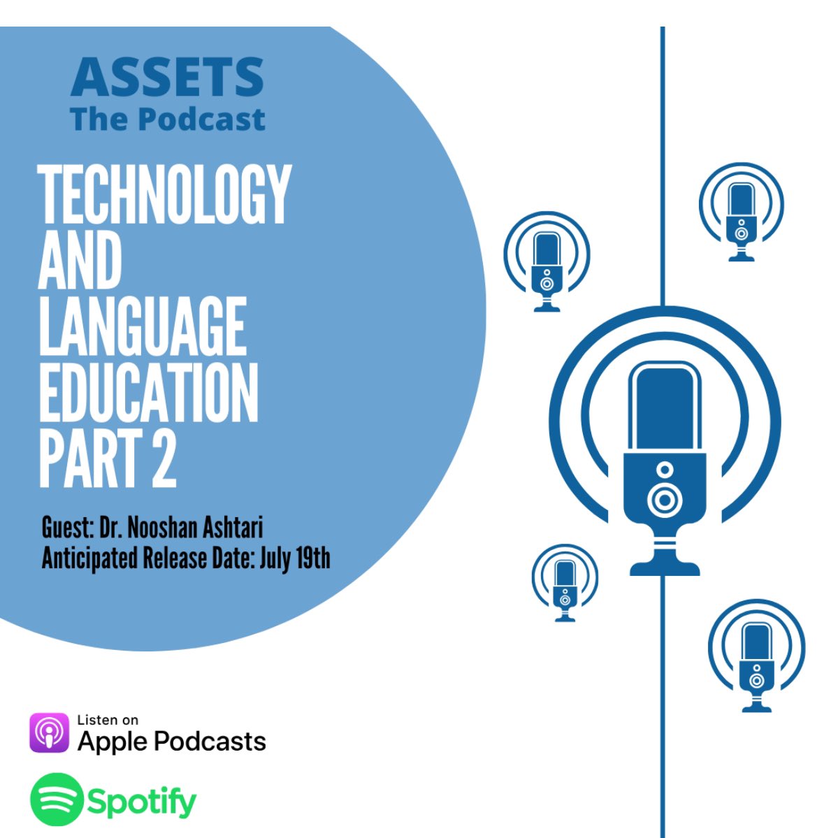 brendakdaisy's tweet image. Interested in AI and language learning? Check out this month’s ASSETS Podcast conversation with Dr. Nooshan Ashrati for this and more! 
•open.spotify.com/episode/0PTsL4…
•podcasts.apple.com/us/podcast/ass…
