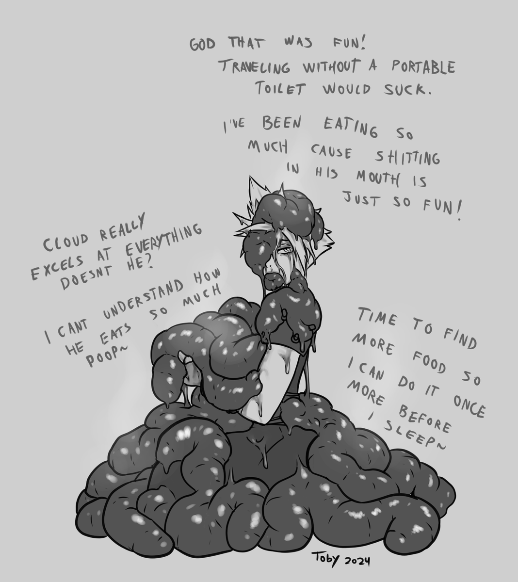 Tobyart1's tweet photo. July's fix sketches

-Used toilet cloud

If you want to see more like this, or get monthly sketches and other perks, please consider supporting me on Fanbox or subscribestar:
https://t.co/FoeIQBJLRY
https://t.co/ecLdGyuYSo https://t.co/8NVsuKfjUu