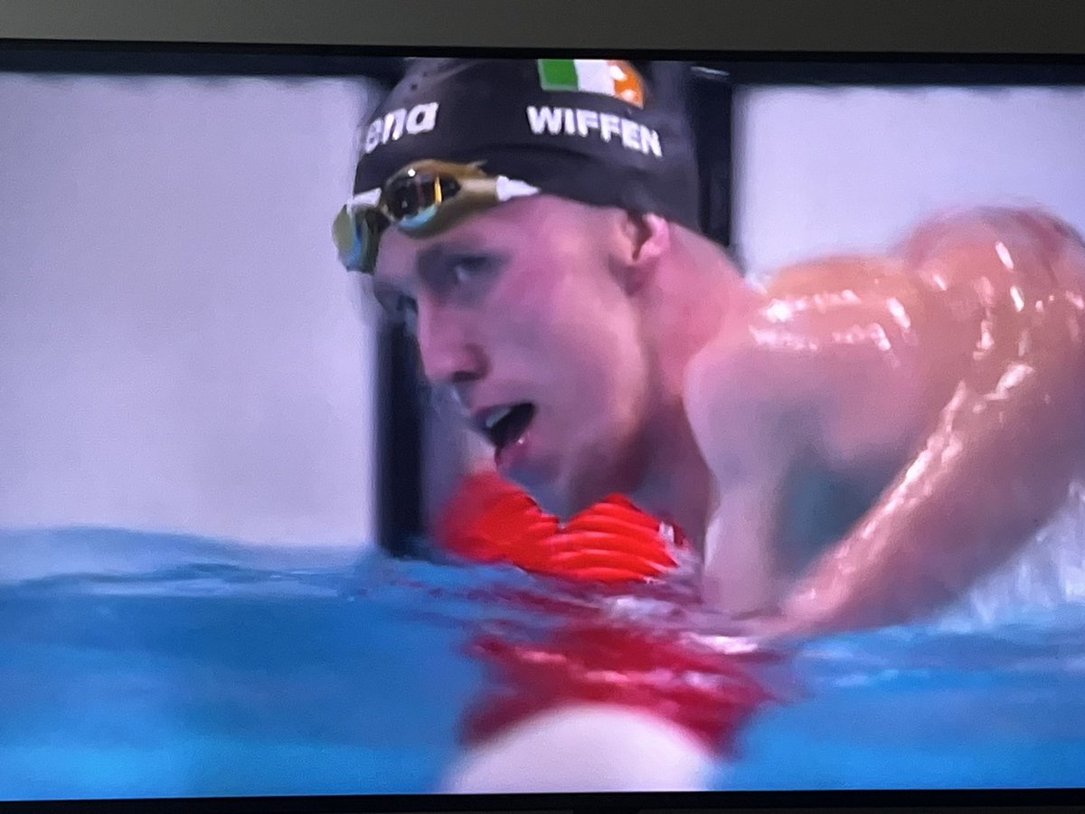 What a week for the Orchard County - Co Armagh’s Daniel Wiffen wins first Gold medal for  <a href="/TeamIreland/">Team Ireland</a> in #Paris2024Olympic and new Olympic record in the 800m Freestyle 👏👏<a href="/rtenews/">RTÉ News</a>