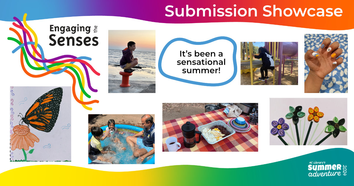 aclib's tweet photo. Summer Adventure is soon coming to a close, so now is a great time to check out our Submission Showcase! See it all and share your own summer adventures with us at https://t.co/79LNKizHiU. #ACLibrarySummerAdventure https://t.co/t4Syucim3N