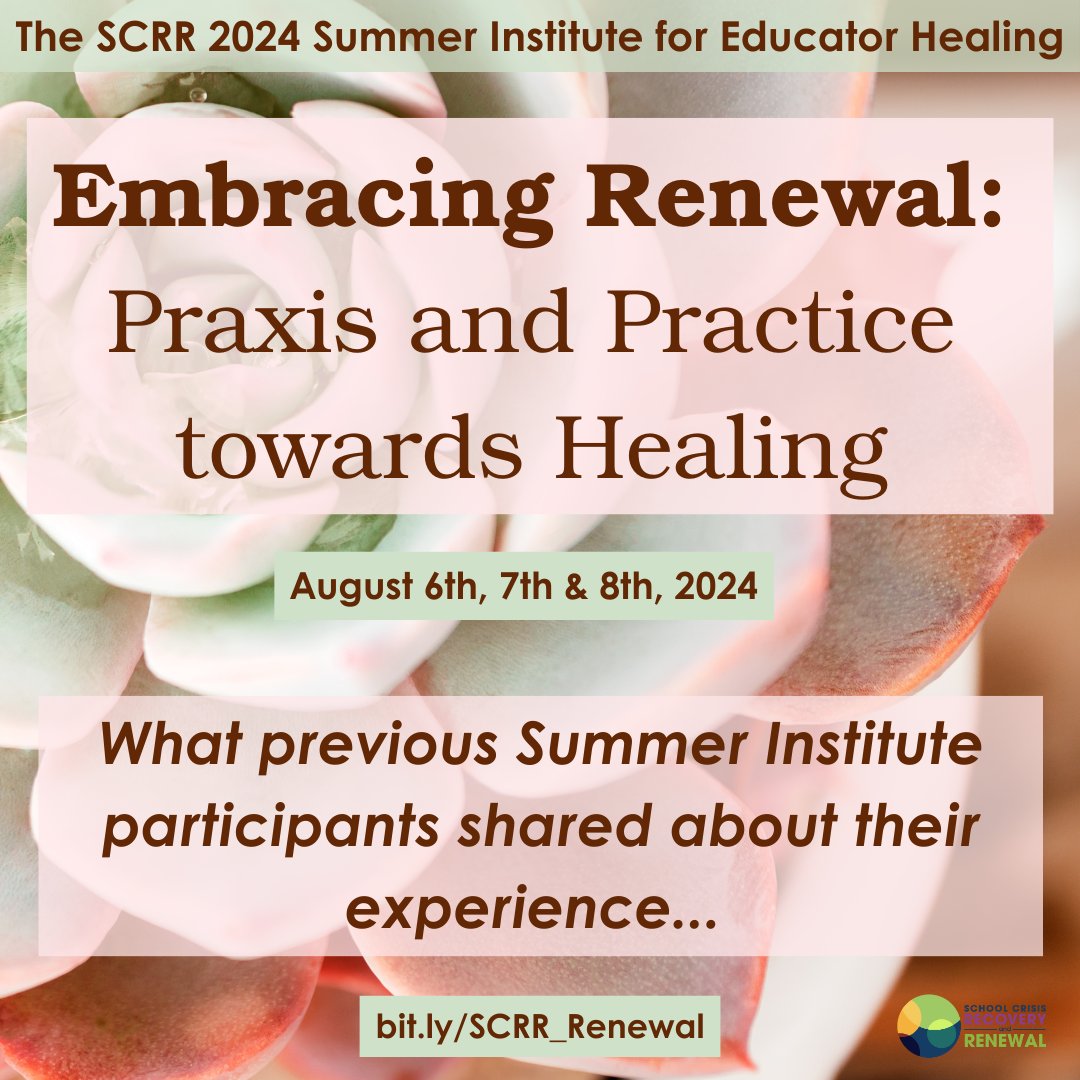 School Crisis Recovery & Renewal tweet media