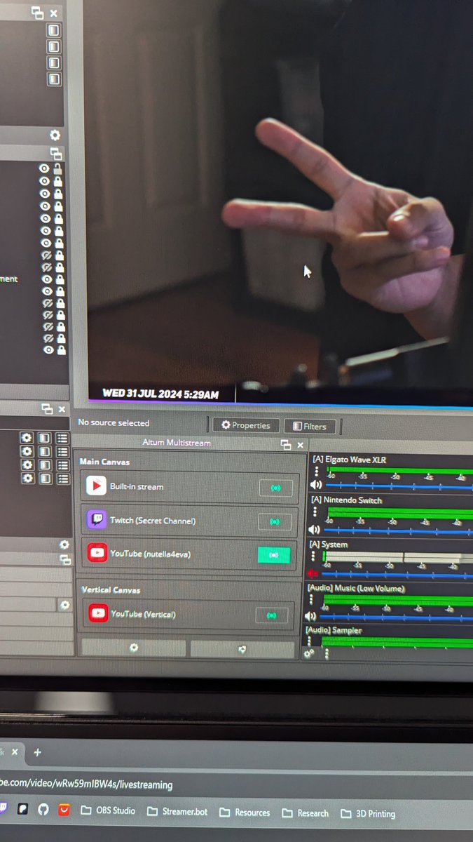 nuttylmao's tweet image. Testing this new multistreaming plugin.
TL;DR - This will be *the* way to multistream going forward, no question.