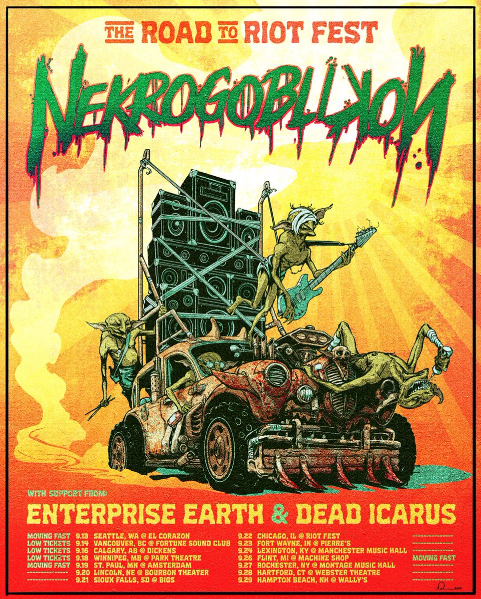 Tickets are going FAST for this run! Grab them before they’re gone here: goblinmodetour.com