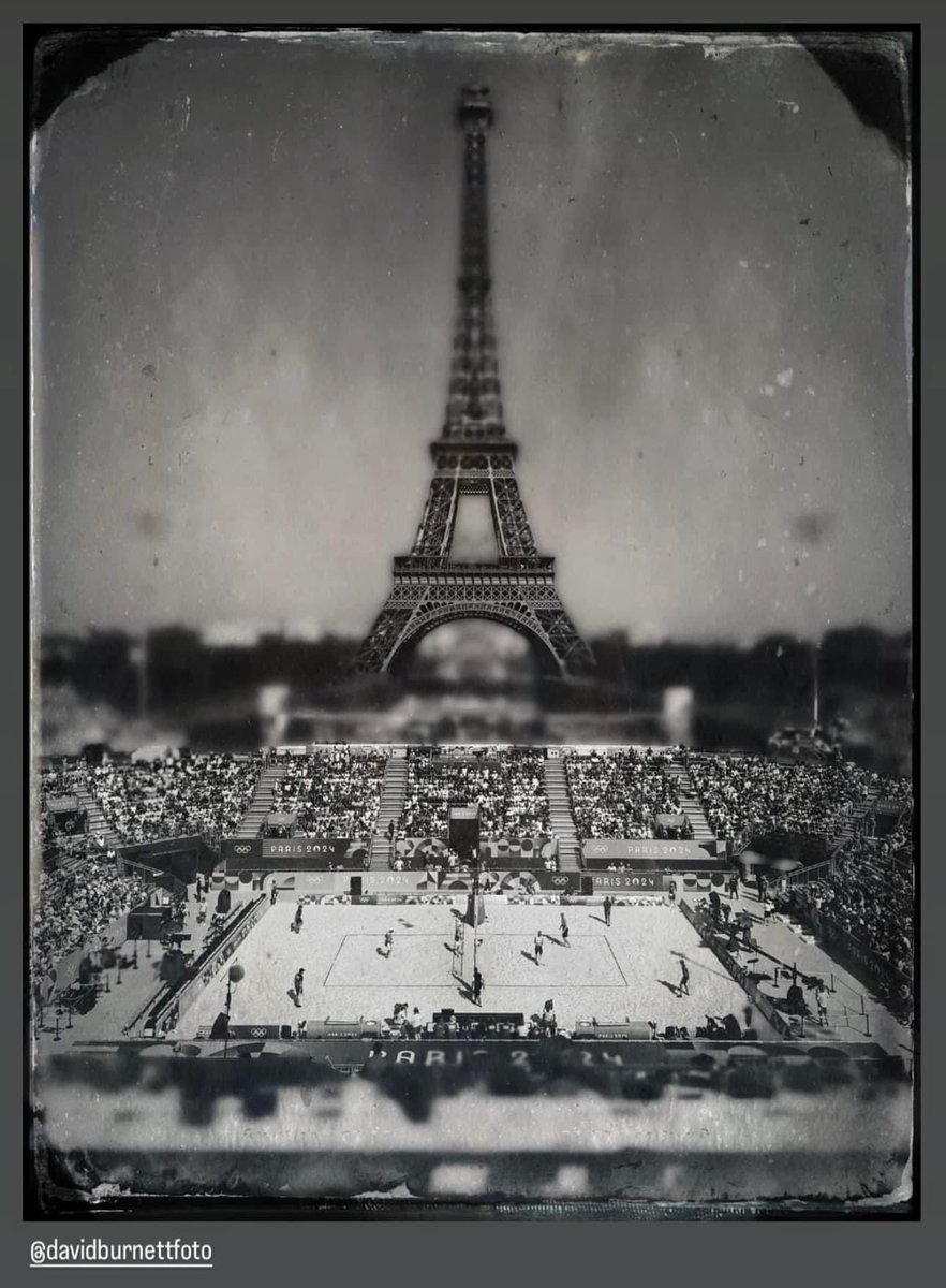 Seems like every Olympics photographer has visited this vantage point to make a photo, but only the great David Burnett has put uniquely made it his own.