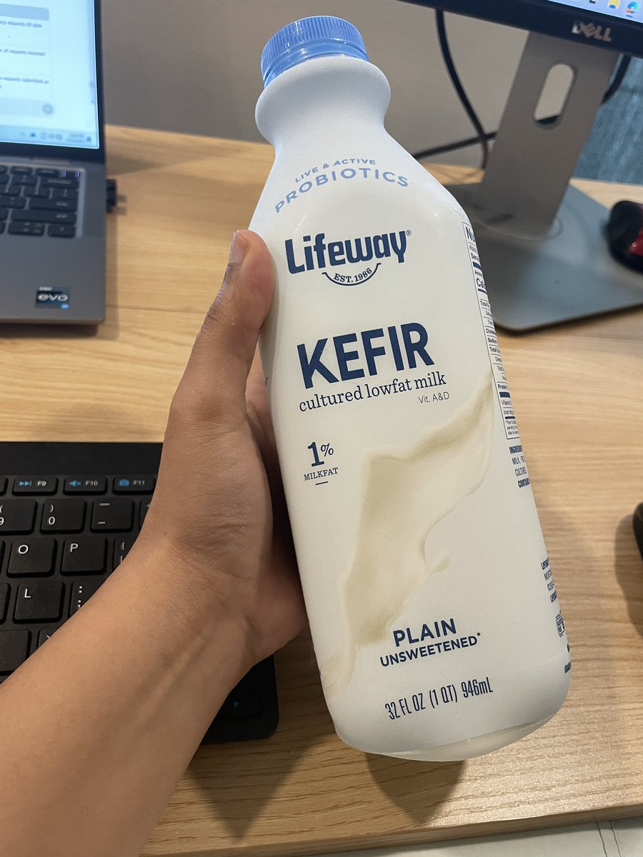 AkamehtaMehta's tweet photo. Did anyone know that #Kefir tastes exactly like #lassi ?🥺 https://t.co/dBA5OLXK0q