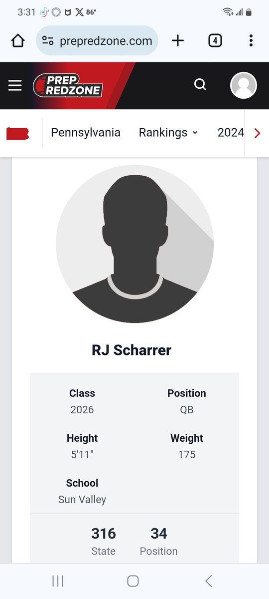 Updated C/O 26 Rankings. <a href="/rj_scharrer/">RJ Scharrer</a>