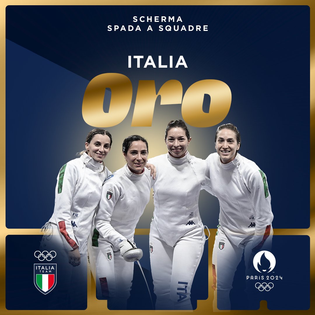 REGINE DI SPADEEEEEEE!!!! 🥇

#ItaliaTeam <a href="/Federscherma/">Federscherma</a>