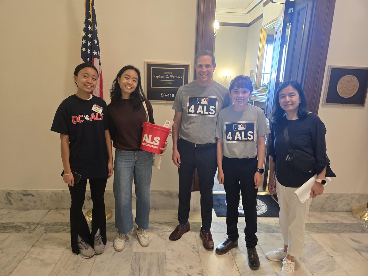 alsassociation's tweet photo. Exciting morning on Capitol Hill with #ALS advocates! We dropped off Ice Buckets for the 10th Anniversary of the Ice Bucket Challenge! 🧊💪 We challenge all members of Congress &amp; their offices to join us in raising awareness &amp; funding for ALS research! 
#IceBucket10 #ALSAdvocacy https://t.co/LgeuxoMXzh