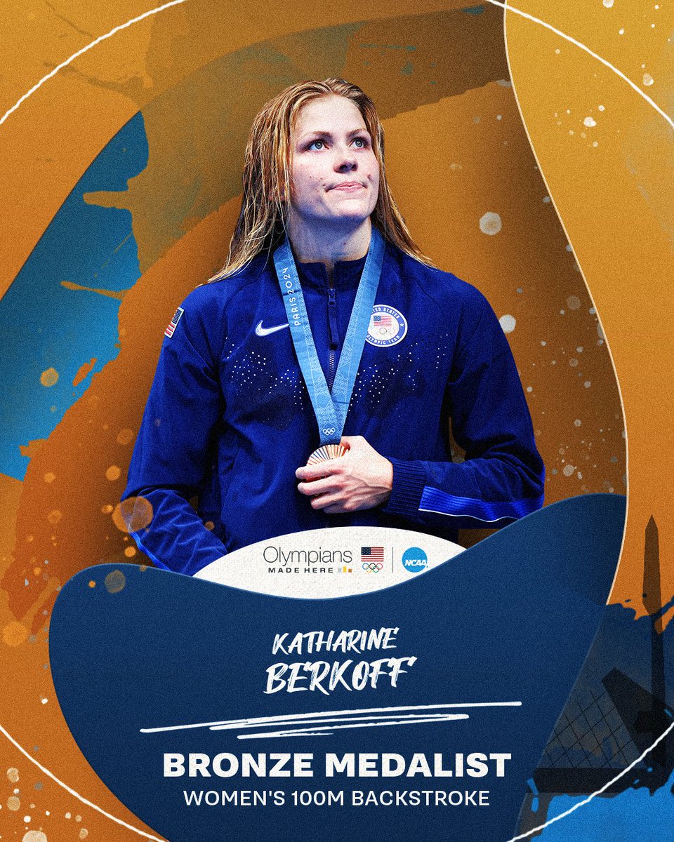 🥉 Katharine Berkoff 🥉

100m backstroke 🇺🇸 <a href="/TeamUSA/">Team USA</a>

#OlympiansMadeHere x <a href="/packswimdive/">NC State Swimming & Diving</a>