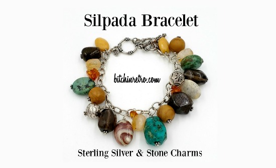 RetroCEO's tweet photo. A plethora of semi-precious stones are jammed into this #Silpada #sterlingsilver #bracelet including smokey quartz, chalcedony, bronzite, quartzite, stabilized turquoise, rock crystal, amber & crazy lace agate. Toggle closures in two sizes.
#bitchinretro
https://t.co/f7rCHxDcLd https://t.co/DjjnjHlglQ