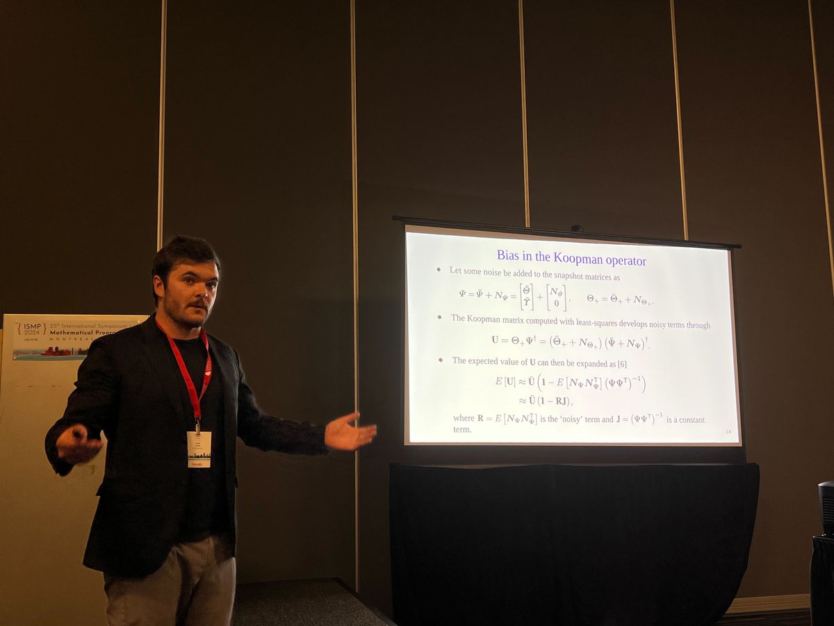 DECAR (@decargroup) on Twitter photo Last week was an exciting time at the International Symposium on Mathematical Programming (ISMP) in Montreal! Louis Lortie, Steven Dahdah and Sepehr Moalemi attended along with Prof. Forbes. and presented some of their optimization-related research. Last week was an exciting time at the International Symposium on Mathematical Programming (ISMP) in Montreal! Louis Lortie, Steven Dahdah and Sepehr Moalemi attended along with Prof. Forbes. and presented some of their optimization-related research.