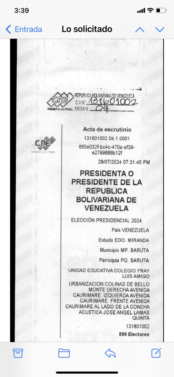 Elsinet's tweet image. En mi mesa:
EGU: 308 votos
NMM: 34 votos
💛💙❤️🇻🇪🇻🇪🇻🇪
