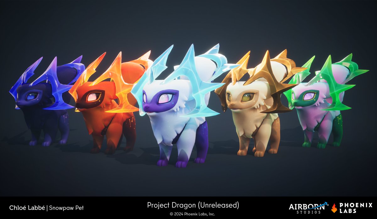 😍

It's company policy to not comment on rumors and speculation, so we shall not comment on rumors and speculation that <a href="/Chloechht/">Chloé Labbé</a> would have murdered anyone who tried to get between her and doing the 3D work on this fluffy #ProjectDragon being. #gameart #3dart #3dmodeling