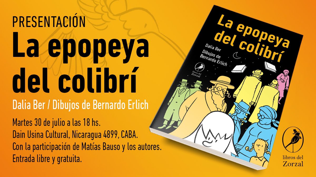 —¿Por qué tan elegante, Homero?
—Voy a la presentación de La Epopeya del Colibrí con <a href="/dollysgom/">Dolly 🧡🎗</a>  y <a href="/matiasbauso/">Matías Bauso</a>, muchacho.