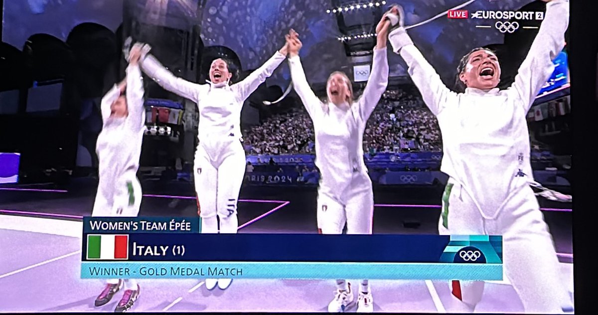 “tra i francesi che si incazzano” … ORO SPETTACOLARE! 🥇🥇🇮🇹🇮🇹 #OlimpiadasParís2024 #OlimpiadiParigi2024 #scherma