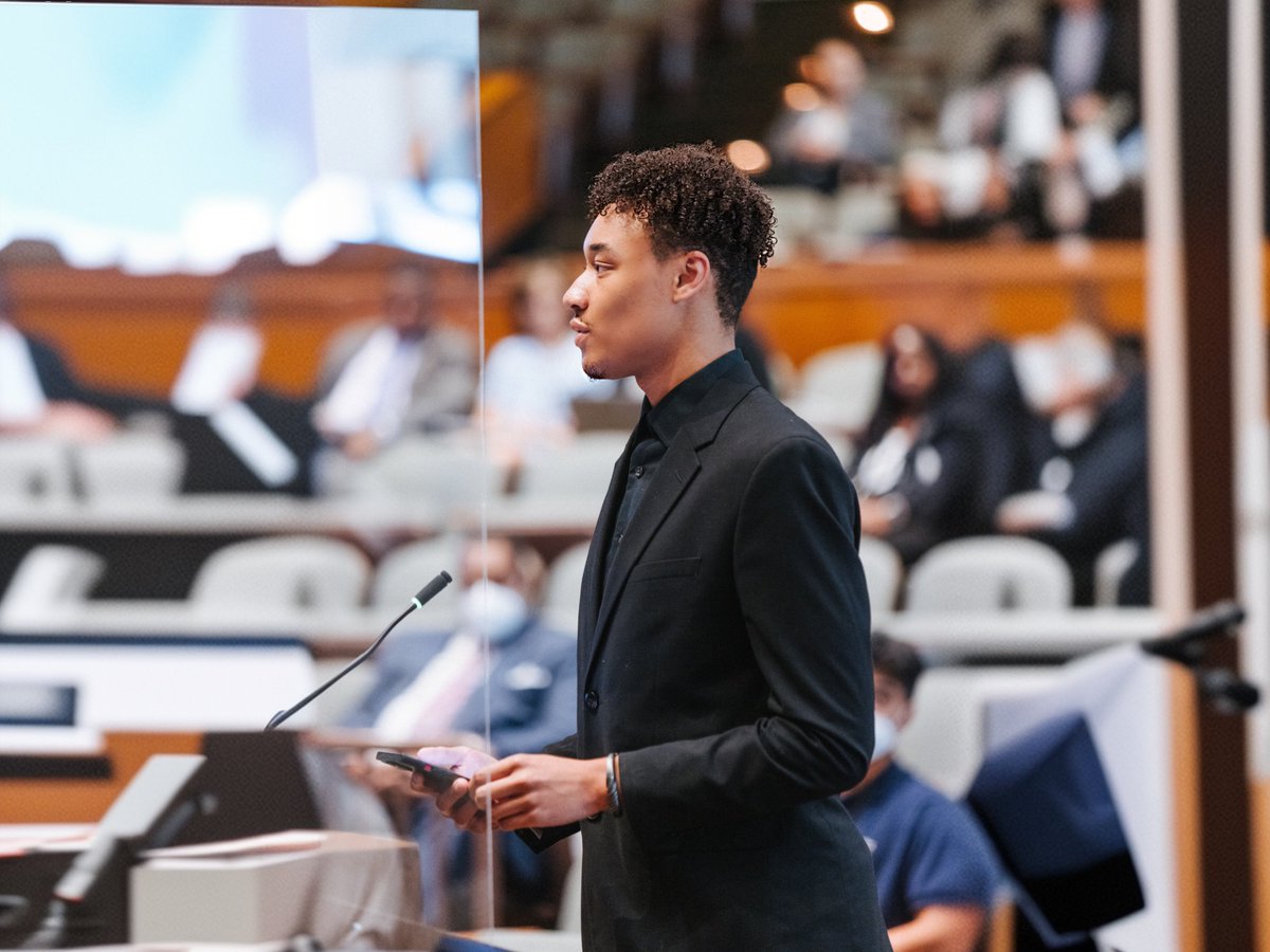 thecaydenbrown's tweet photo. I was asked to speak before the Detroit City Council this morning on the urgency of advancing Mayor Duggan’s initiative, stressing its capacity to prevent juvenile criminal activity through proactive intervention.

As always, it’s an honor to be heard. https://t.co/S0i1z6LeUs