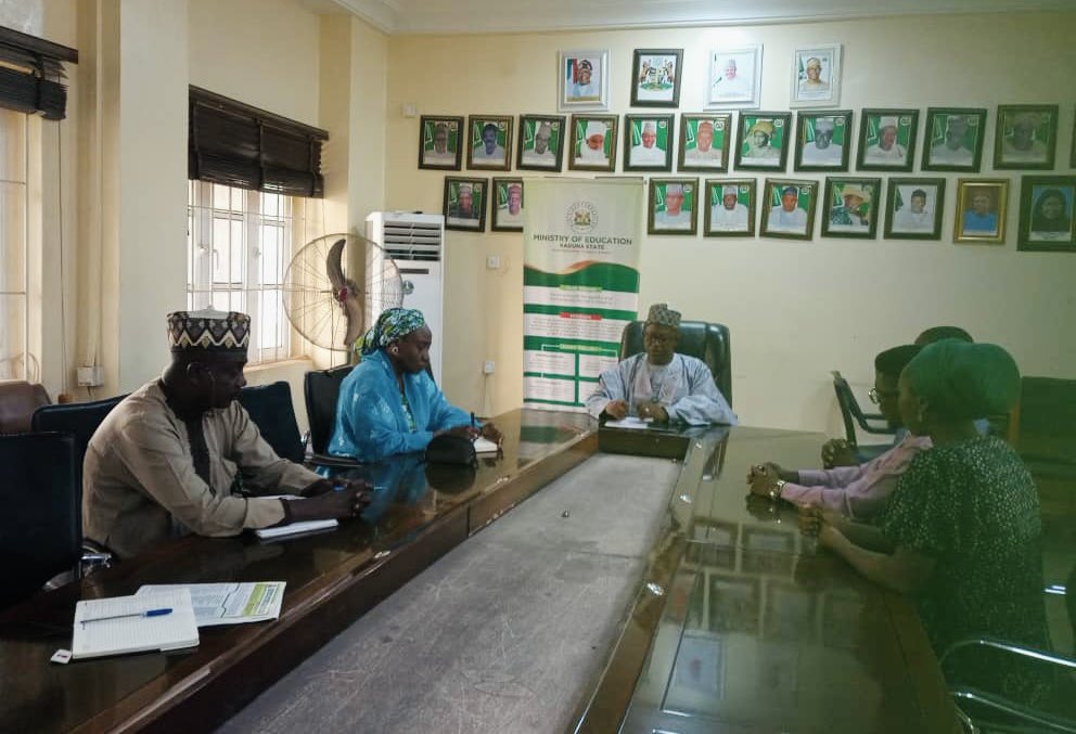 pharmafluence's tweet photo. [1/2] Delegates from @pharmafluence , led by @kennethbd_ , paid a courtesy visit to Prof. @msanibello1 , the Commissioner of the @Kaduna_MoE.  The meeting aimed to formally introduce PEAN to the Ministry and discuss potential areas for collaboration. https://t.co/KDkBo7sqfL