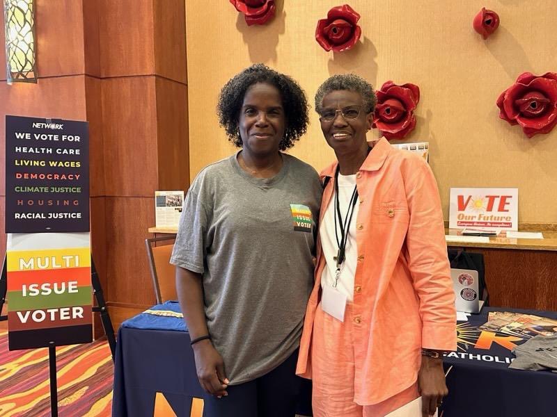 NETWORKLobby's tweet image. We&apos;re thrilled to be at the 2024 Joint Conference of Catholic Clergy, connecting with fellow faith partners and justice-seekers. Looking forward to continuing to explore the spirit of synodality together!